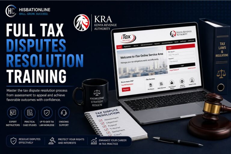 Full Tax Disputes Resolution Training